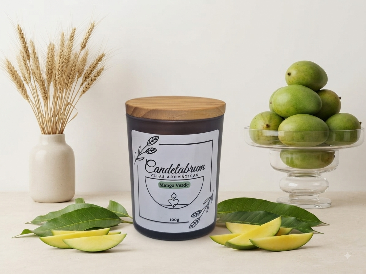 Imagem de Vela Aromática Manga Verde Hermético 100g